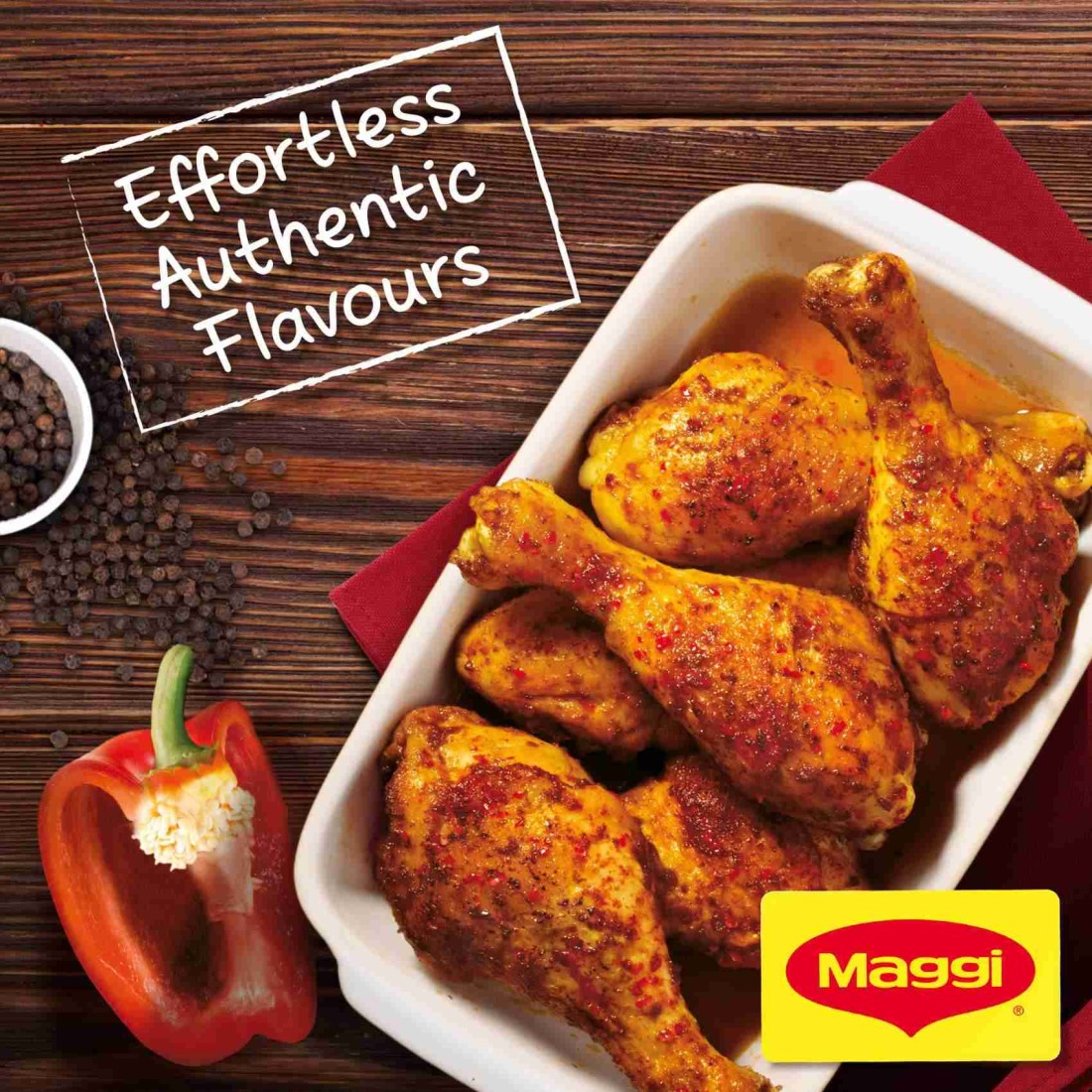 Nestle Maggi Hot And Spicy Cooking Mix Sachet 34g