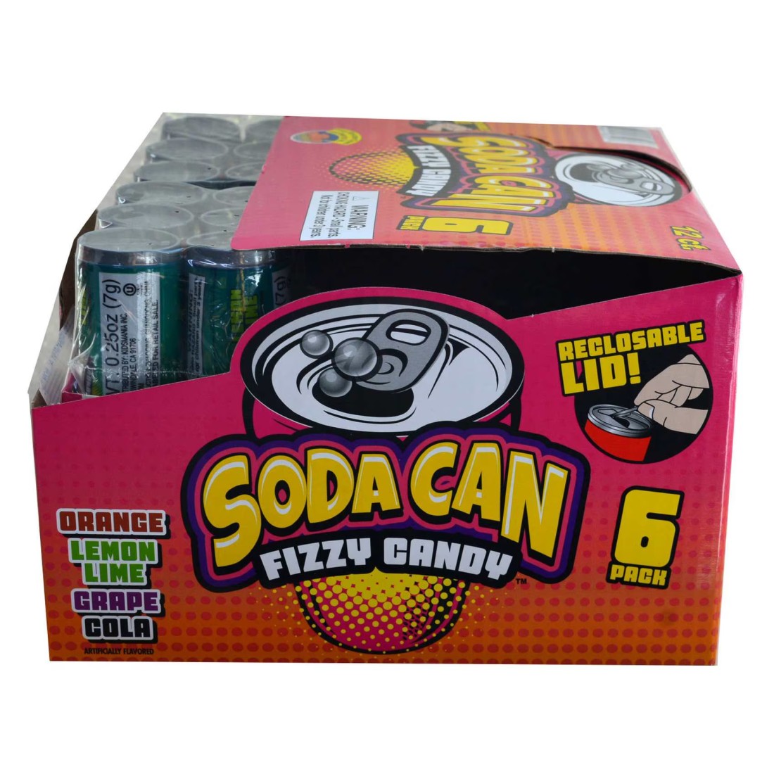 Kidsmania Fizzy Candy Soda Can, 42g