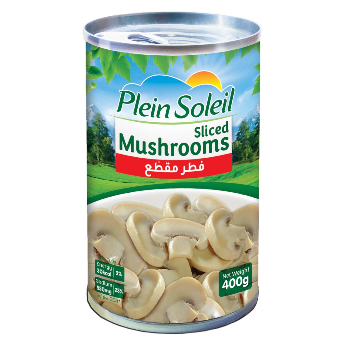 Plein Soleil Sliced Mushrooms 400g
