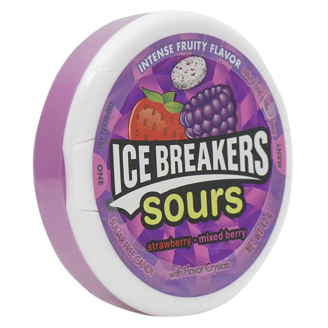 Icebreakers Sours Strawberry and Mixed Berry Flavour Candy, 42g
