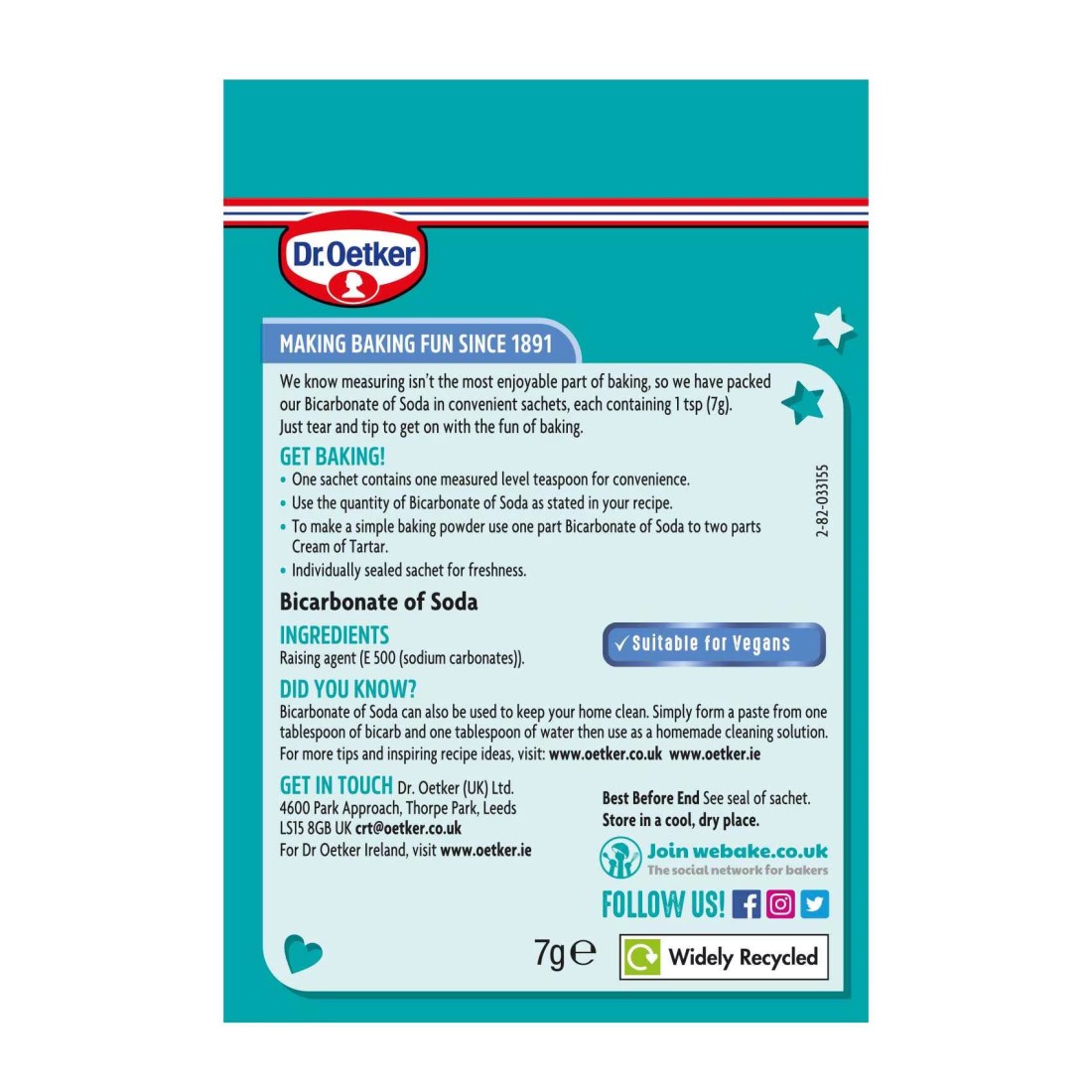 Dr. Oetker Bicarbonate of Soda, 42g