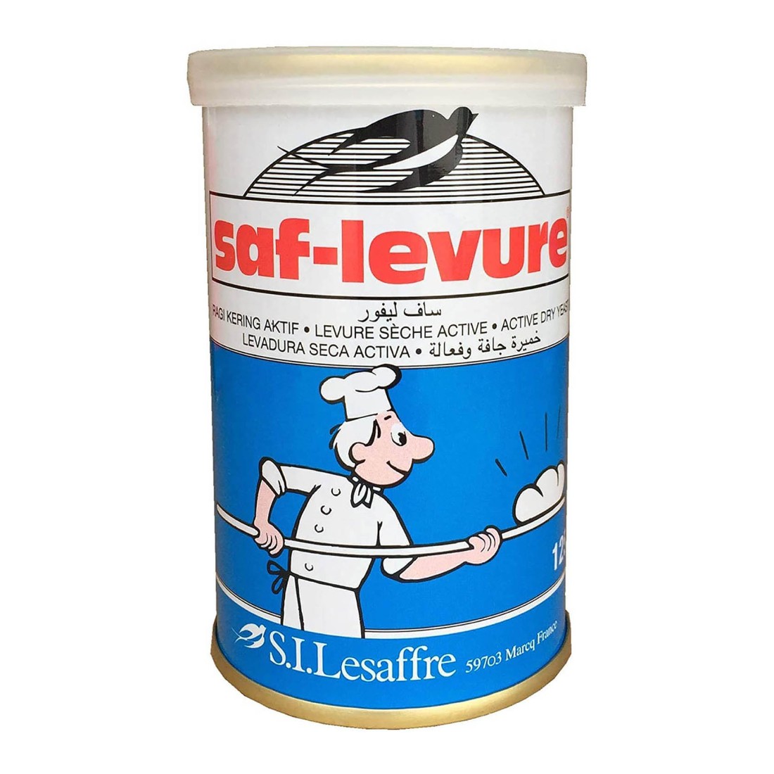 Saf-Levure Active Dry Yeast, 125g Pack of 4