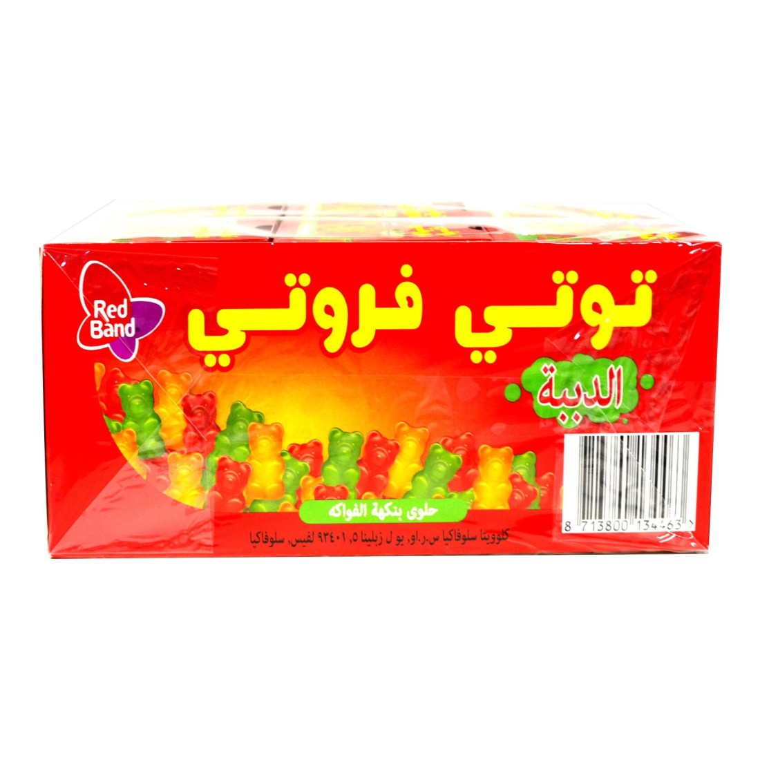 Cloetta Red Band Tutti Frutti Bears Fruit Flavoured Candy, 18g Pack of 30