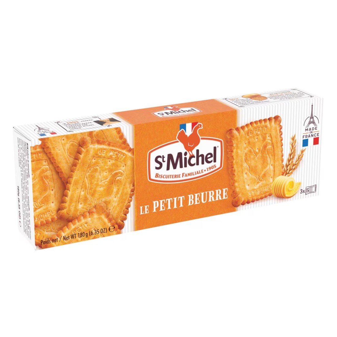 St Michel Le Petit Beurre Pure Butter Cookies, 180g