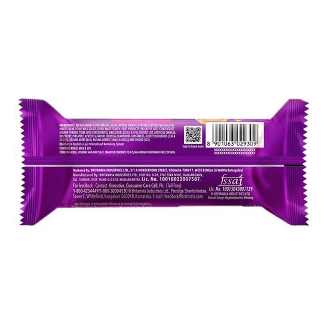 Britannia Jim Jam Pops Cookie with Vanilla Cream and Jammy Center 70g
