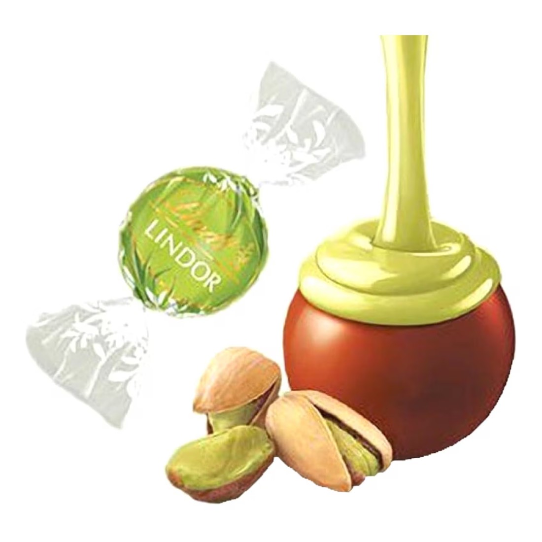 Lindt Lindor Pistachio Truffles Cornet 200g