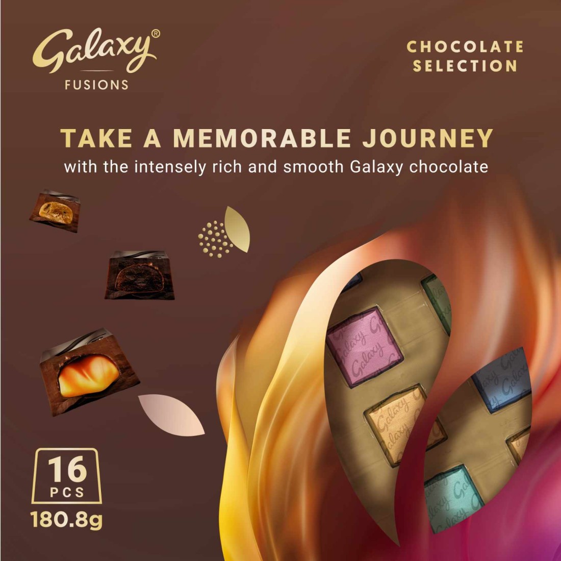 Galaxy Fusions Chocolate Selection 180.8g