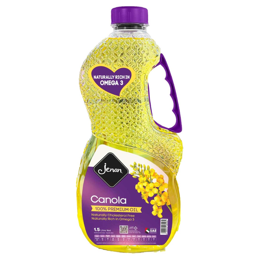 Jenan Canola Oil 1.5L Pack of 2