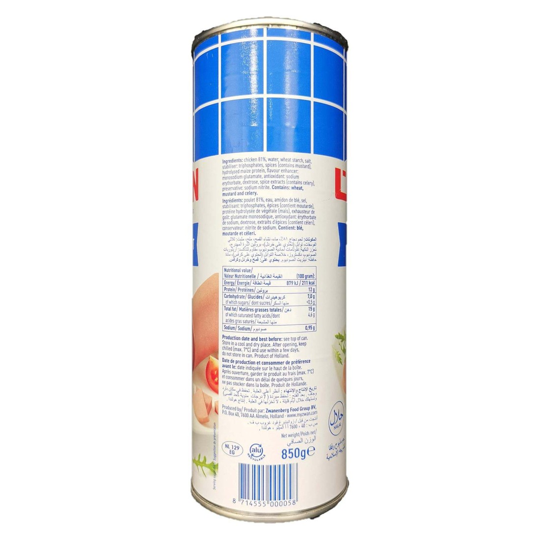 Zwan Beef Luncheon Meat, 850g