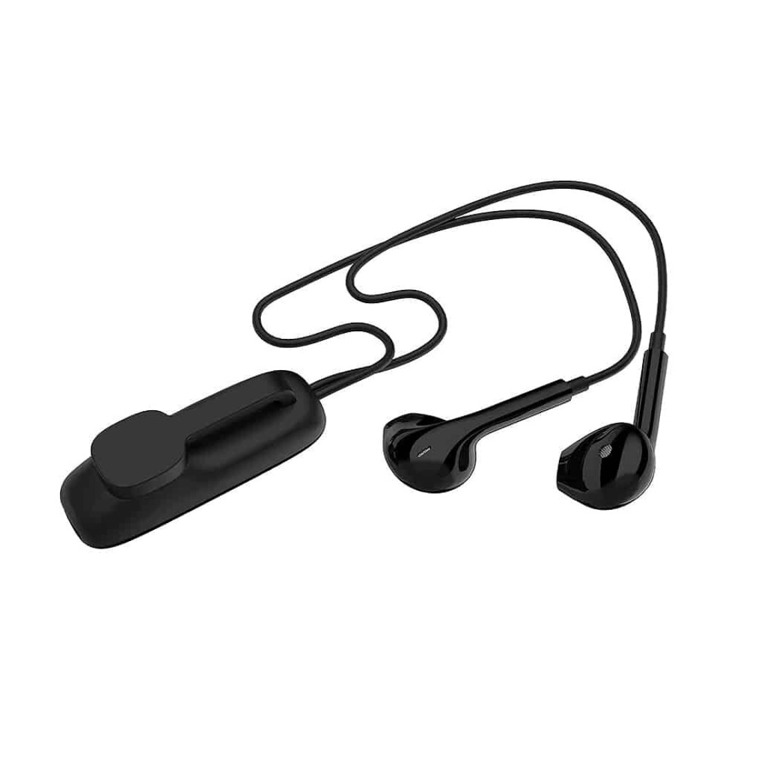 Clip Tune Wireless Earphone, 11 Hours Working Time, Bluetooth V5.3, 10m Transmission Distance, 60 Hours Standby Time, Green Lion - Black