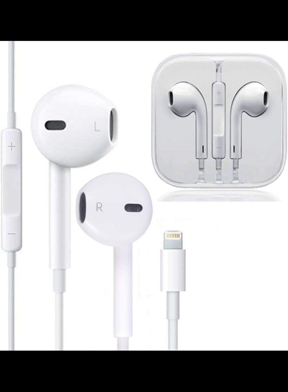 Radiotronics Ear Pods Headphones Compatible with iPhone, Wired Ear Buds with Built-in Remote to Control Volume, Music and Phone Calls
