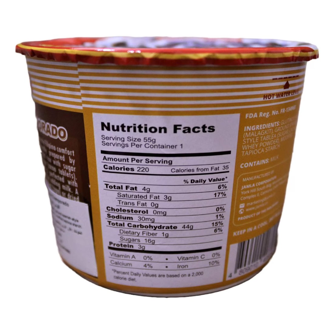 Alfonsos Chocolate Champorado Rice Porridge Mix, 55g