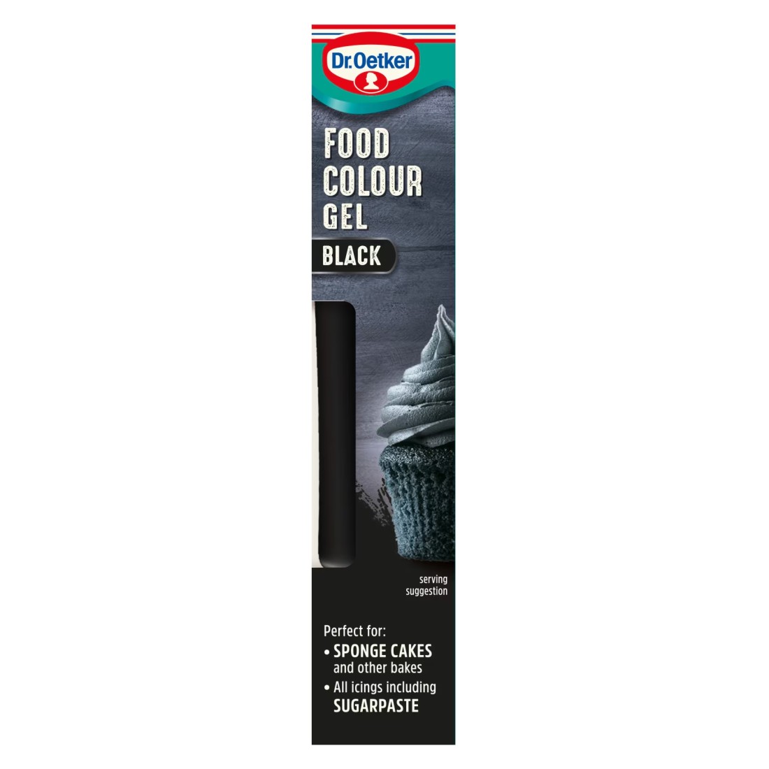 Dr. Oetker Extra Strong Black Food Colour Gel, 15g
