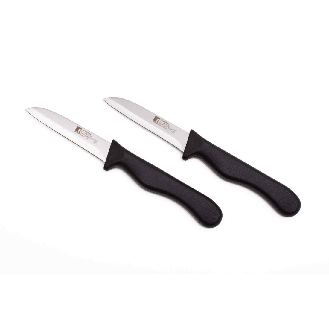 Bergner Stainless Steel 2Pieces Fruit Knife Set, Black Colour, BG39900BK