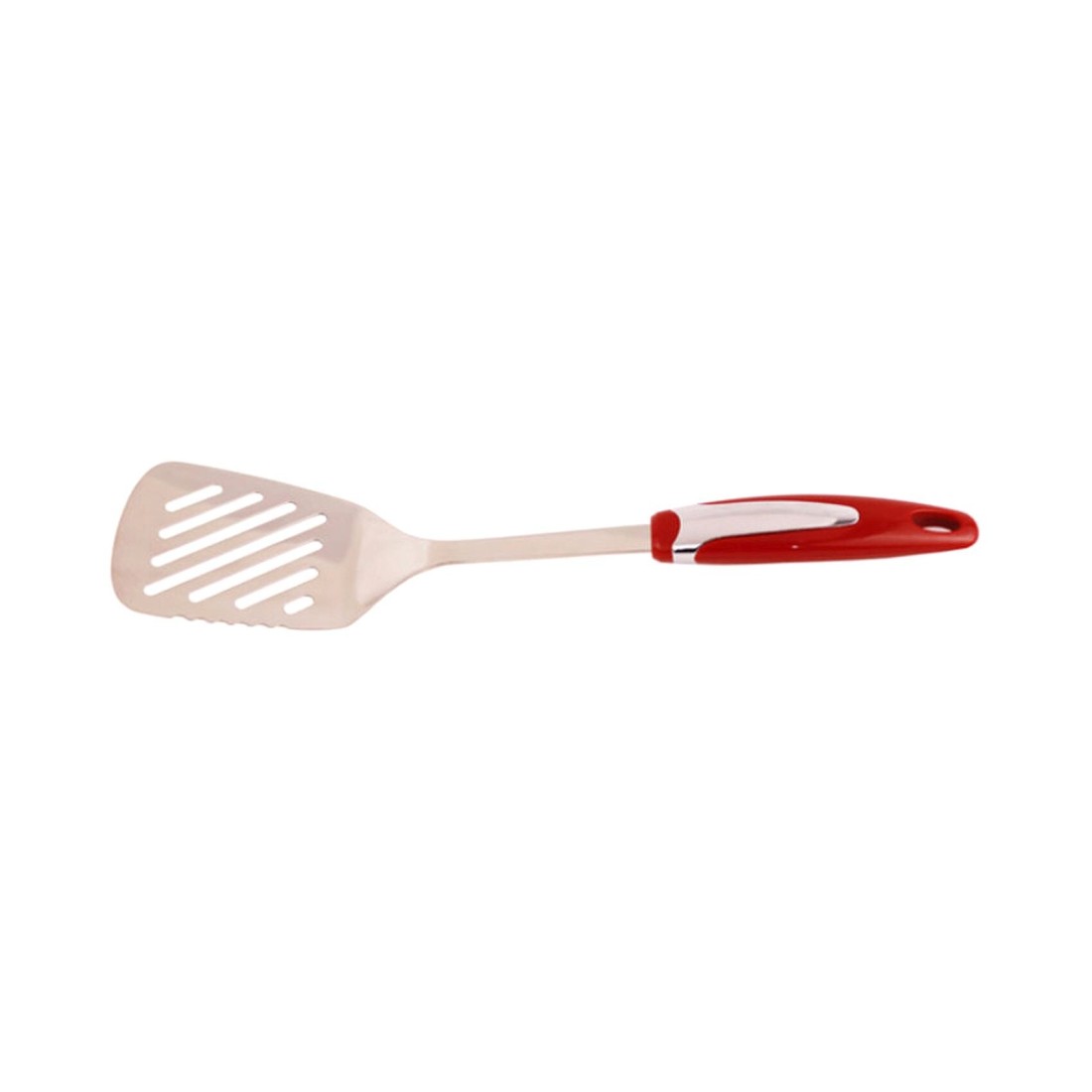 Ascot Slotted Turner Silver And Red 35cm