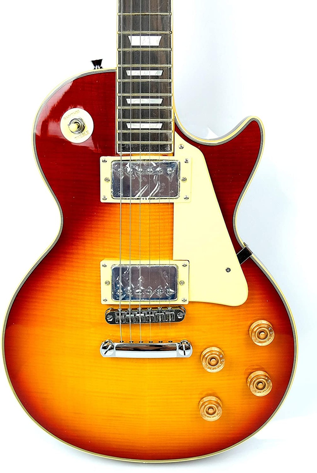 Mike Music 40inch Guitars OldLess/HB Deluxe Honeyburst Gloss Vintage Style Electric Guitar (sunburst)