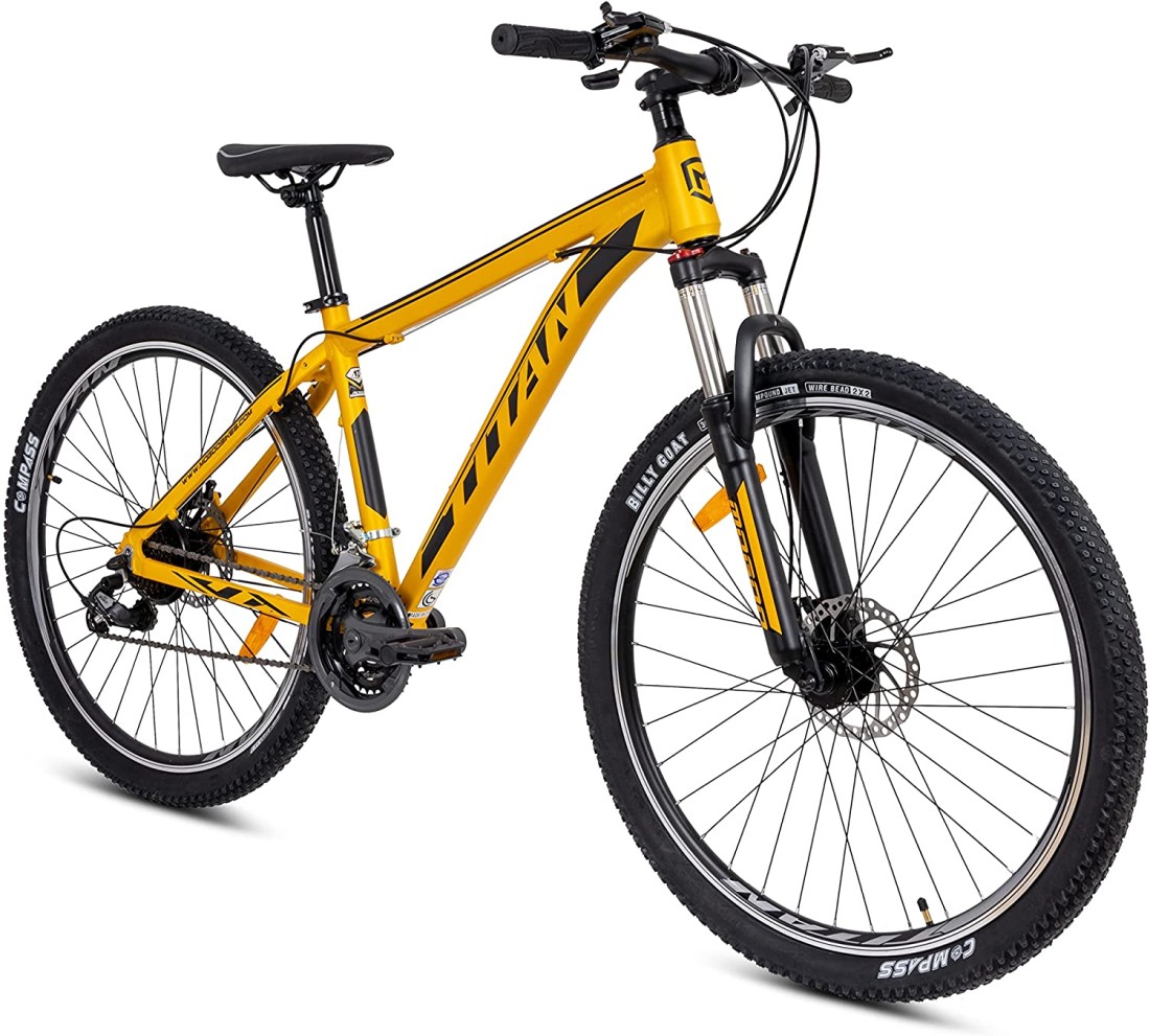 Mogoo Titan Mountain Bike 29 Inch, Yellow