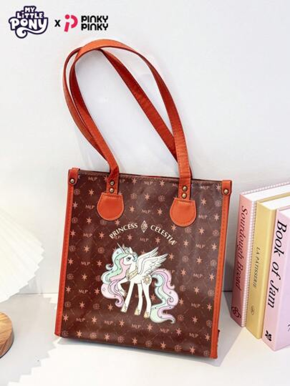 MY LITTLE PONY Cute Unicorn Tote Bag For Girls Large Capacity Shoulder Bag Lightweight And Fashionable Foldable And Multi Functional Bag For Commute Outing Party Christmas Halloween Birthday Gift For