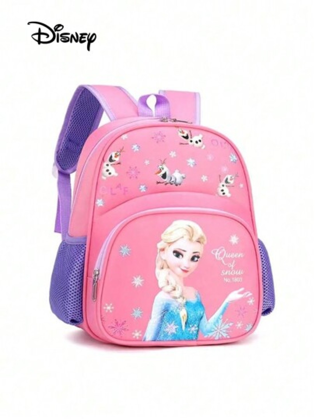 Disney Disney Princess Elsa Primary School Backpack Cute Cartoon Tote Bag Lightweight Backpack Cartoon Anime School Bag