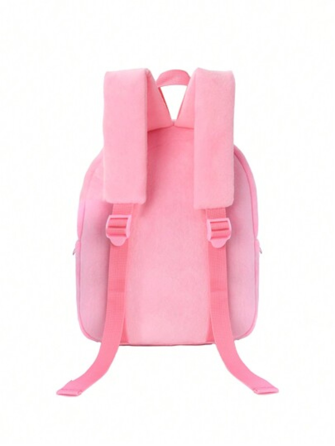 1 piece pink cute cartoon embroidered kitten plush large capacity children s backpack for girls and children classic backpack for children suitable for daily travel holiday gift