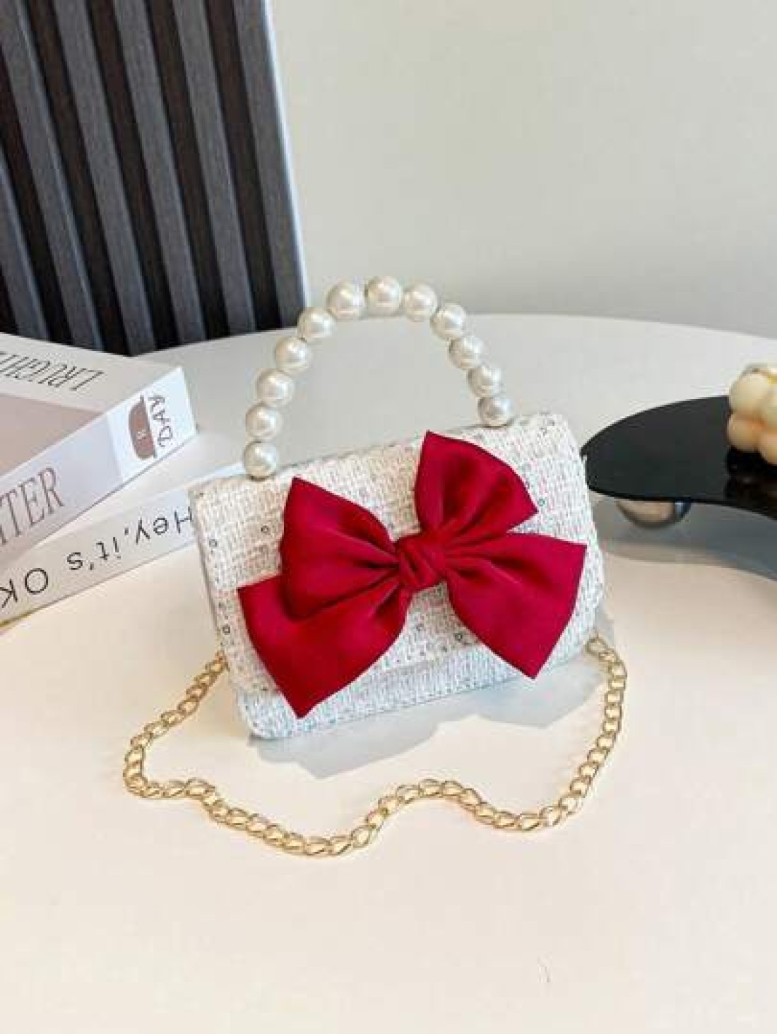 YP 2023 2024 New Cute Toddler Handbag Shoulder Crossbody Bag With Bow Decor And Coin Purse Accessory