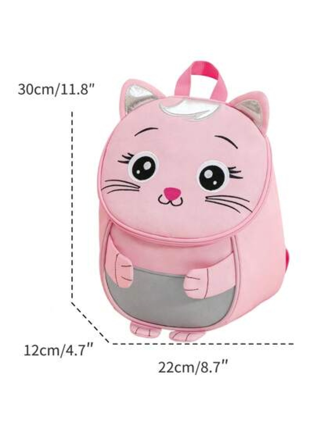 Cartoon Animal Shaped Kids Backpack With Shoulder Straps