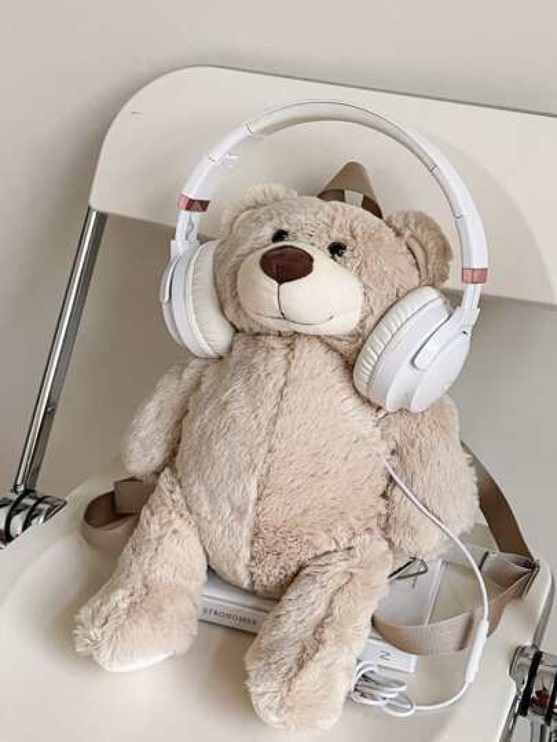 Fashionable And Cute Plush Bear Funny Backpack Cute Cartoon Backpack Plush Zipper Backpack The Best Backpack For Going Out And Taking Photos