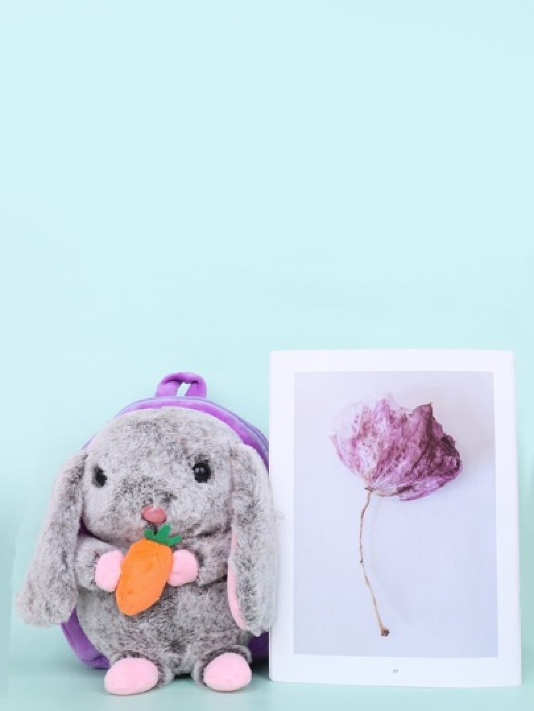 1pc Cute Plush Backpacks Cartoon Backpack Girl My Fashion Fluffy Backpacks Children Schoolbag Little Cartoon Book Bag