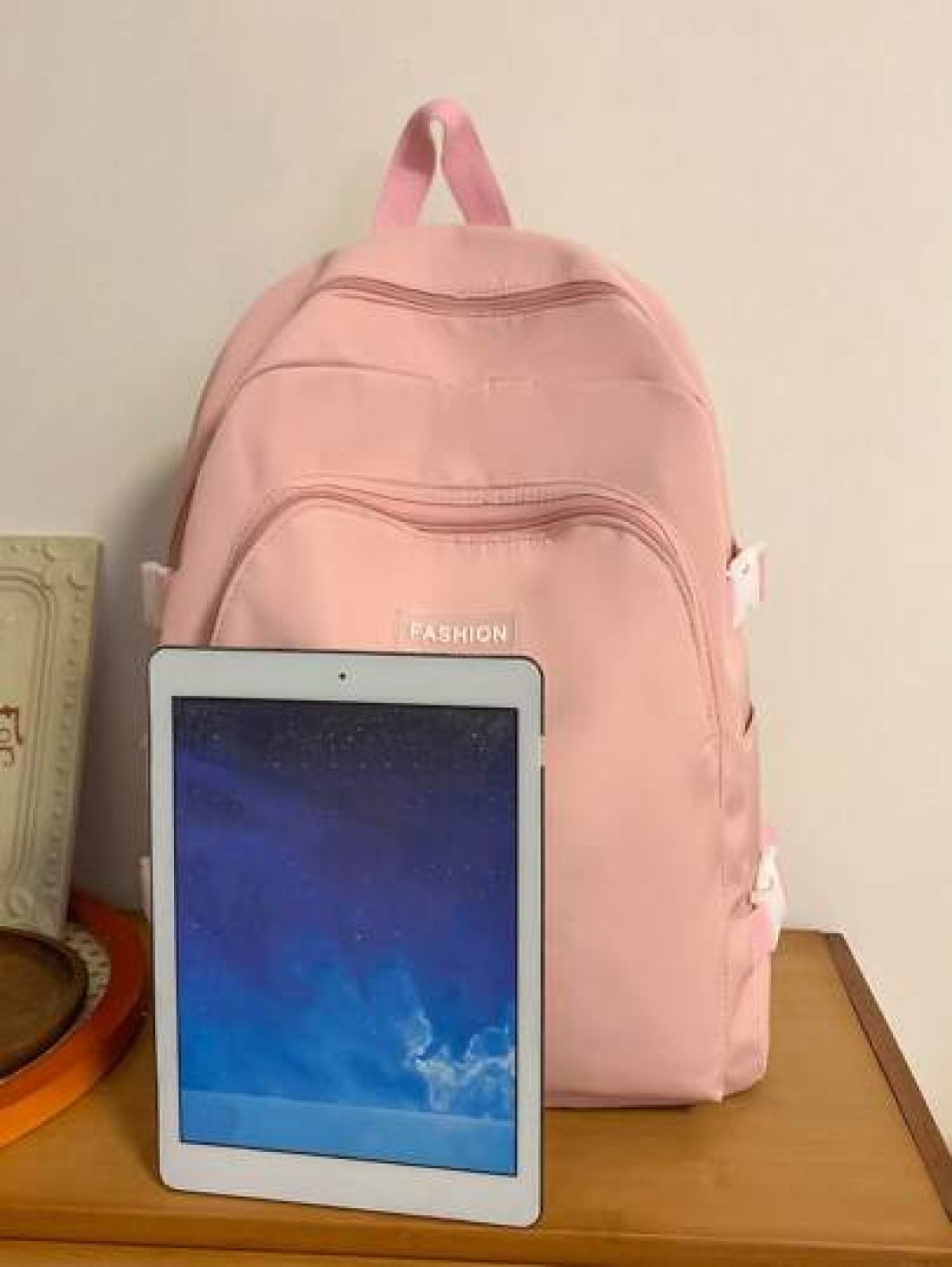 1 Pc Back To School Classic Basic High Capacity School Bag With Laptop Compartment Backpack Purse Solid Color Sports Bag Premium Nylon School Backpack With Adjustable Strap Spacious Multiple Pockets B