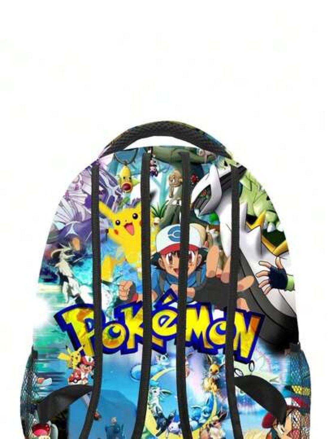 pokemon 3D Pokemon Fully Printed Pikachu Primary And Secondary School Bag Boys And Girls Anime Kawaii Cartoon School Bag Backpack