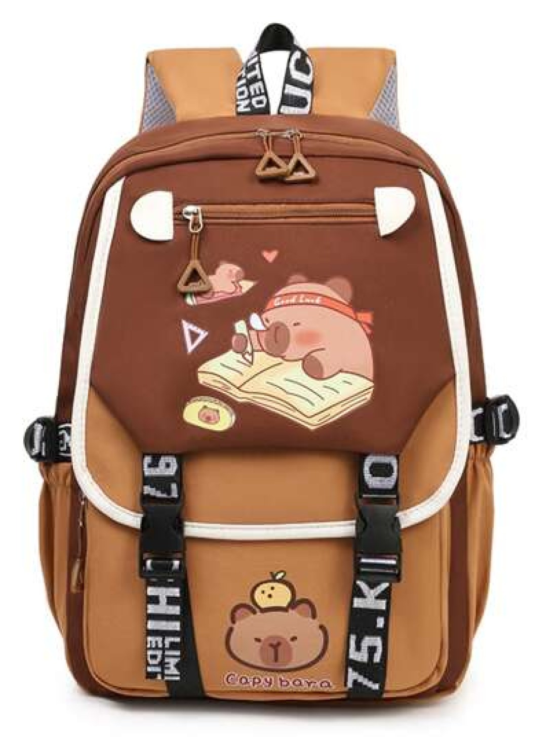 1pc Cartoon Backpack Lightweight And Cute New Schoolbag A Variety Of Styles To Choose From Durable Casual And Fashionable With Webbing Hook For Easy Hanging Zipper Style Suitable For A Variety Of Scen