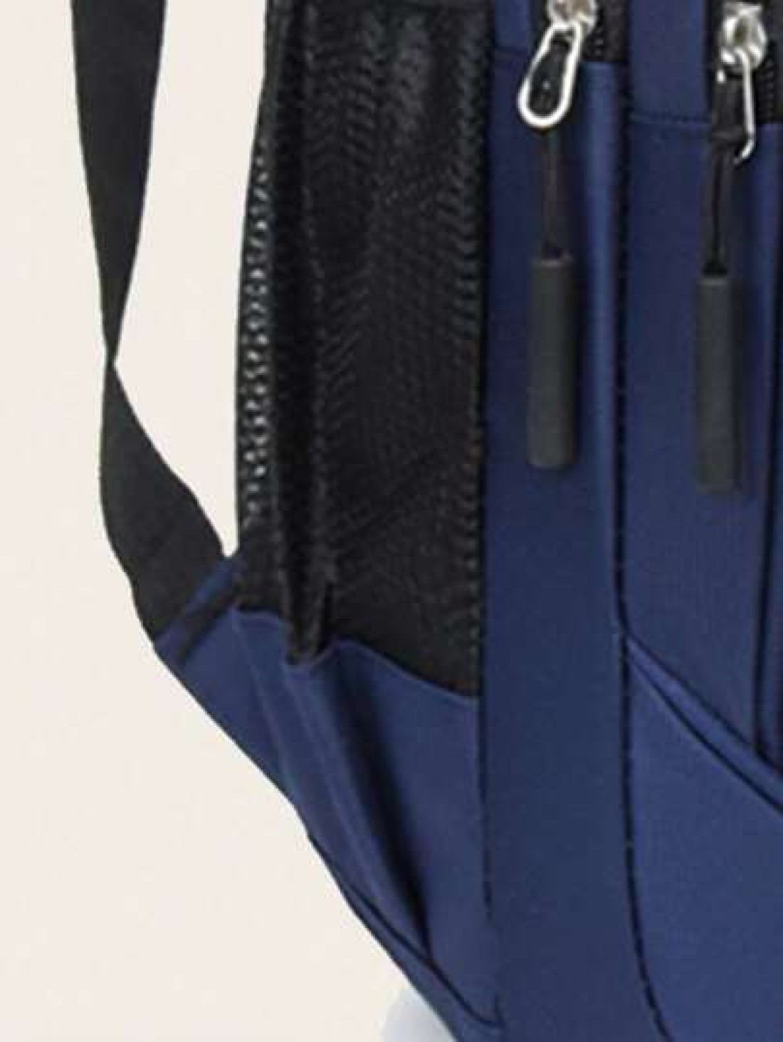 Casual Solid Color Versatile Multi Pocket Backpack