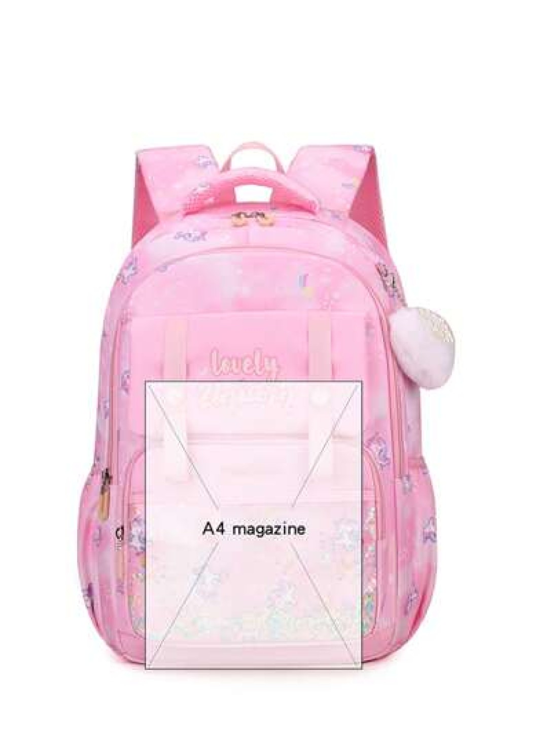Cute Casual Lightweight Backpack Versatile For Students