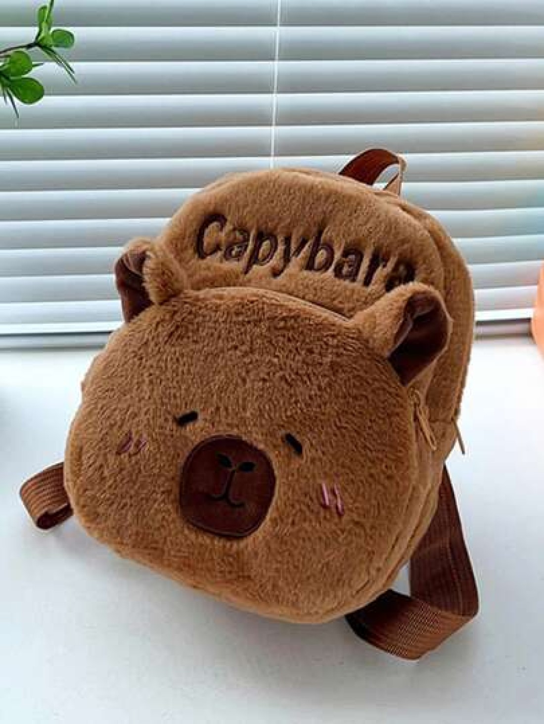 1pc New Cute Cartoon Bear Niche High Quality Material Backpack Zipper Opening And Closing And Fashionable New Bag The Bear Style Is Cute Adjustable Shoulder Straps Casual And Fashionable Very Suitable