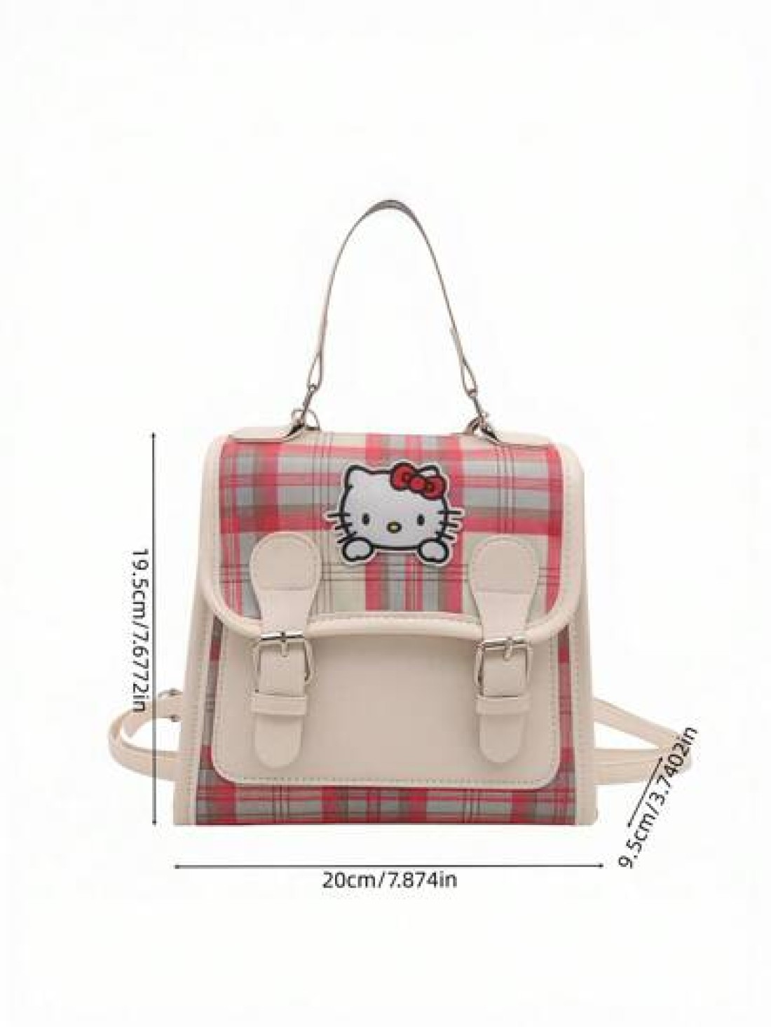 Sanrio 1pc Sanrio Cute Cartoon Anime KT Cat Bag Large Capacity Outdoor Storage Three Way Handbag Shoulder Bag Girls Bag Children s Bag Children s Backpack Suitable For Summer Travel Christmas Thanksgi