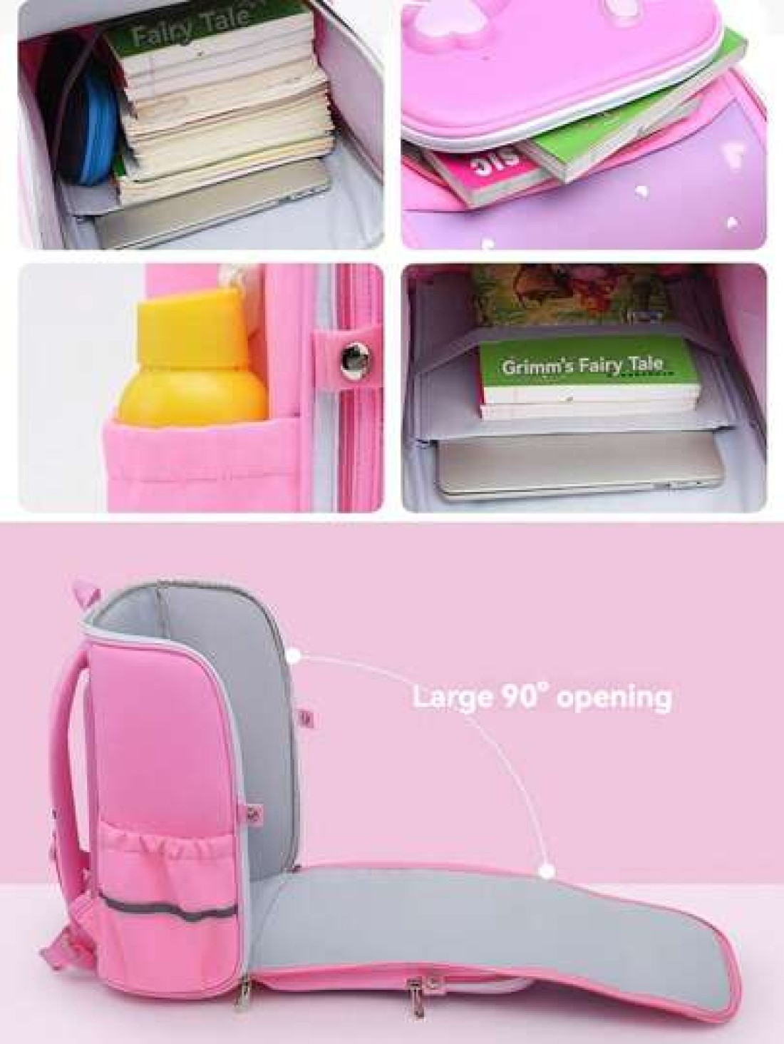 Elementary School Backpack For 1st To 6th Grade 6 12 Years Old Kids 3D Hard Shell Dual Shoulder Backpack Large Capacity Lightweight Casual Design For Boys And Girls