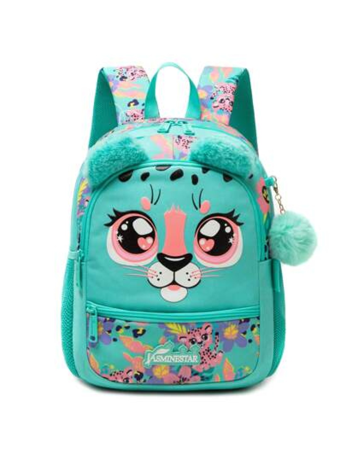 1pc Cute 13 Inch Animal Backpack Kindergarten Outdoor Sports Little Girl With Small Pendant