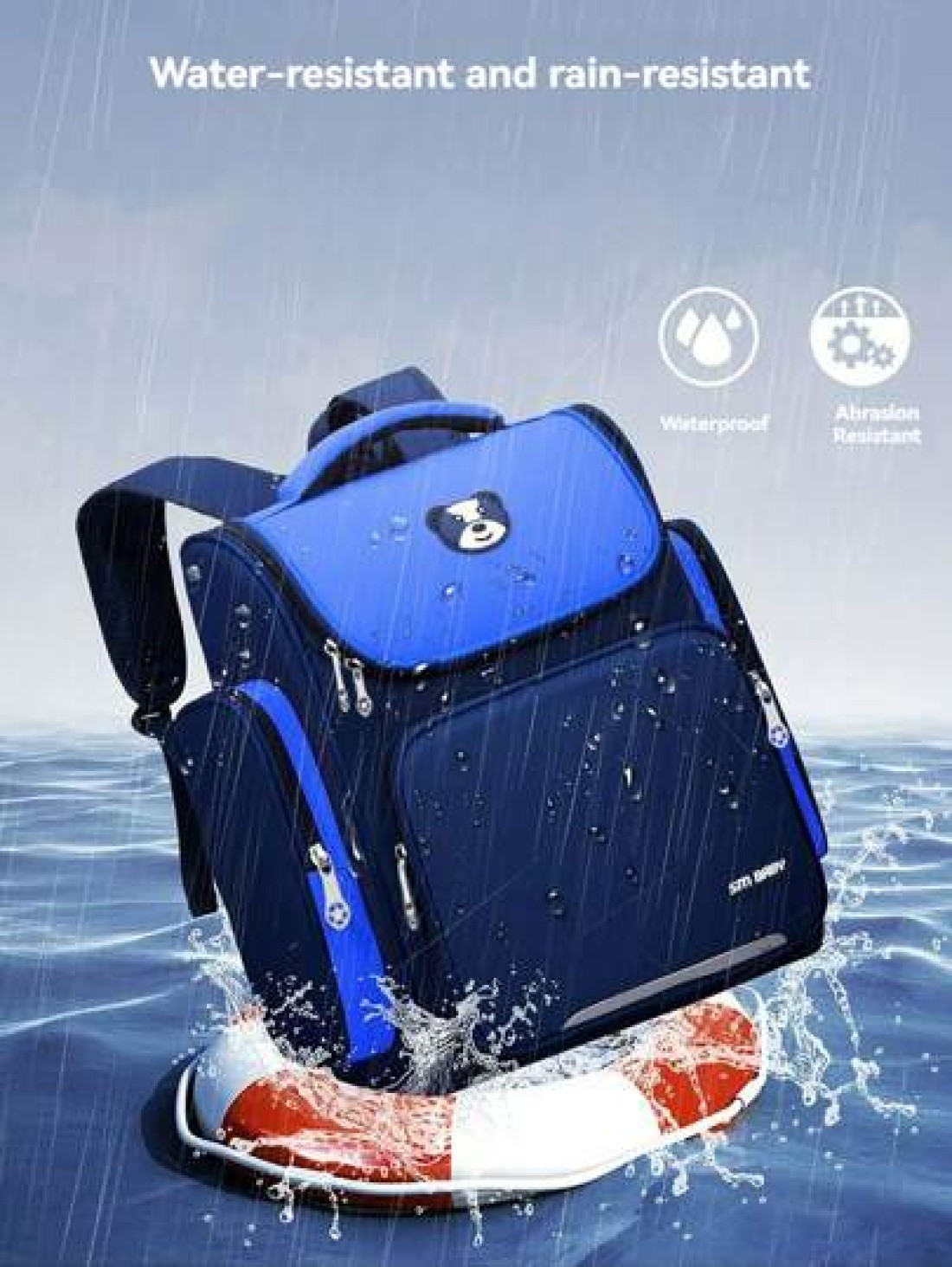 Kids School Backpack For 8 12 Years Old Waterproof Lightweight Casual Backpack For Elementary Students 3rd 6th Grade Large Capacity Bookbag For Boys And Girls