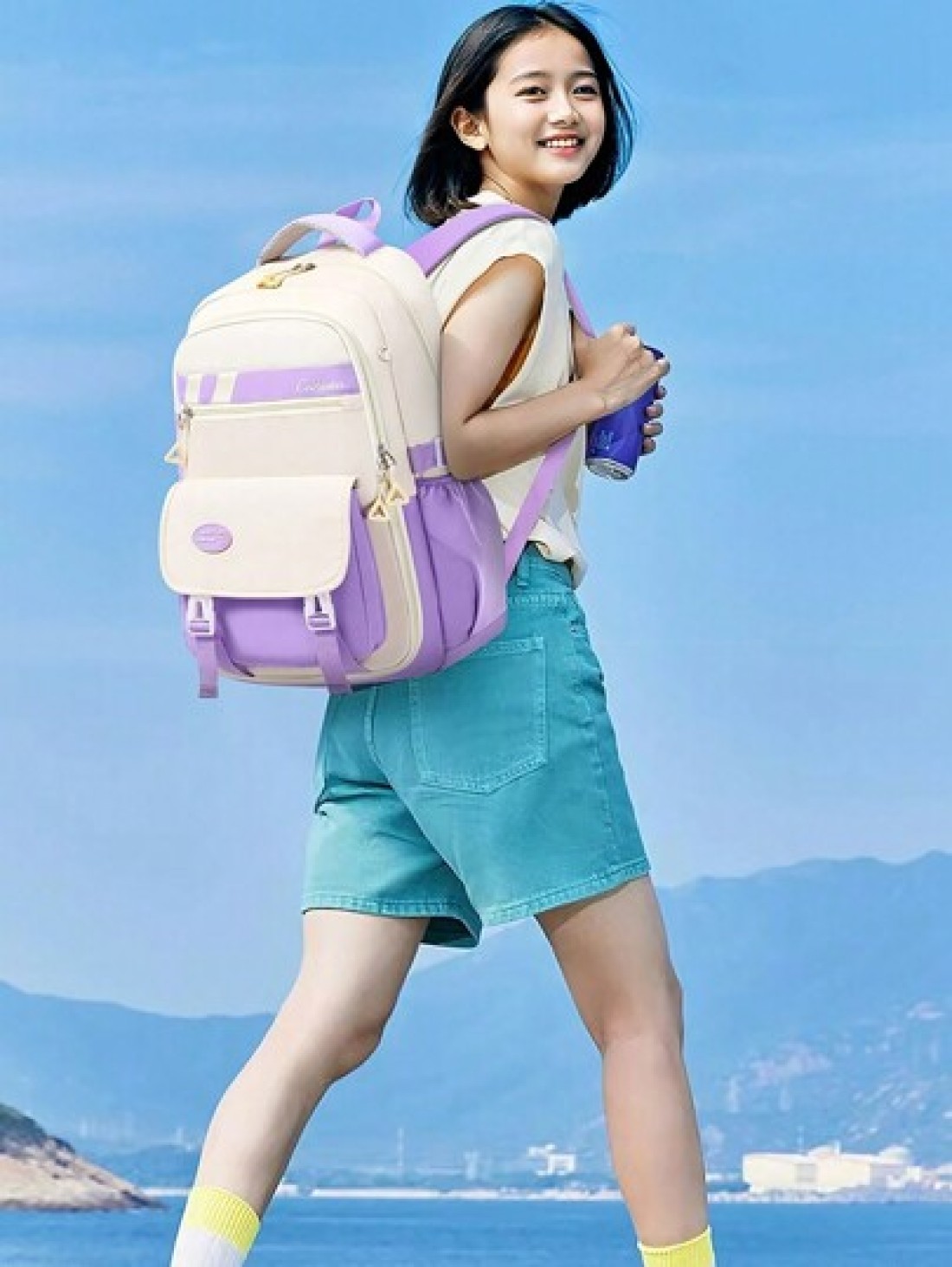 New Children s Schoolbag For Primary Students 6 12 Years Old Girls Shoulders Backpack 1 6 Grades Multi Color Cute Waterproof Lightweight Girls Large Capacity Children s Bag
