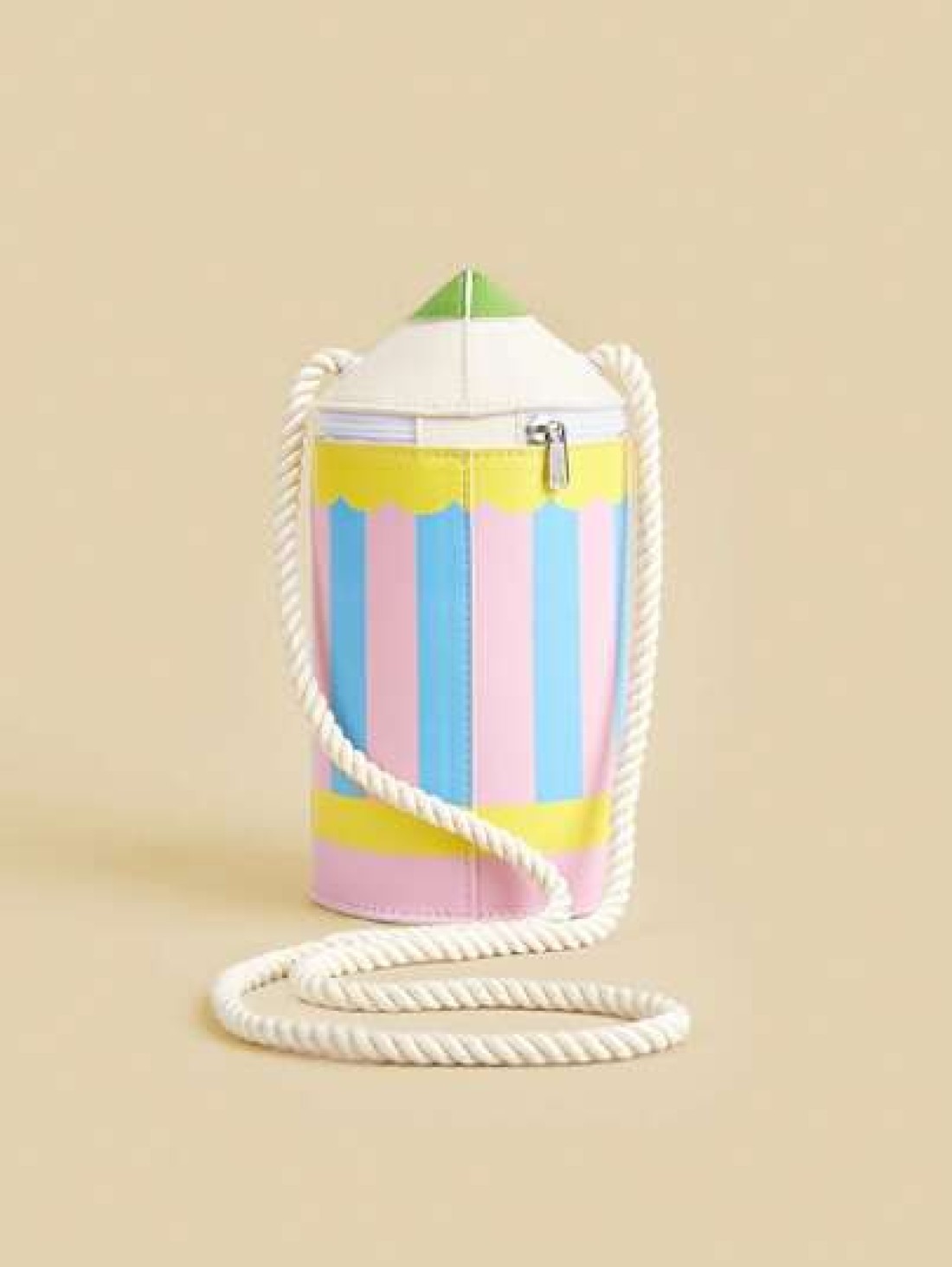 1pc Kids Girls Creative Cartoon Pencil Shaped Shoulder Crossbody Bag