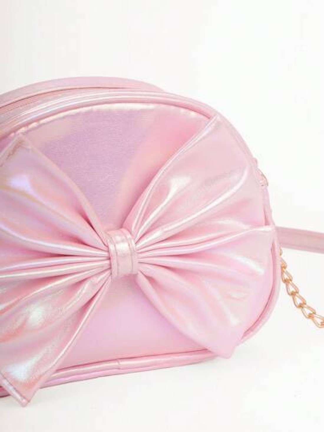 1pc Cute Princess Metal Bowknot Mini Crossbody Bag For Girls Suitable For Daily Outings