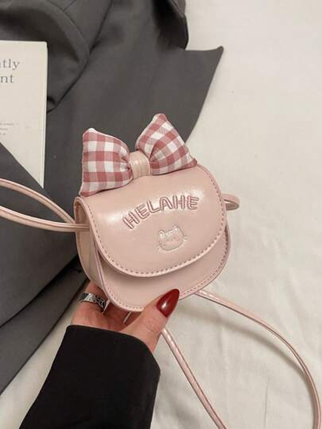 1pc Crossbody Bag Pu Magnetic Spring New Cute Sweet Niche Design Fashion Small Capacity Exquisite Versatile A Variety Of Colors Optional Can Hold Lipstick And Other Small Cosmetics Suitable For Daily