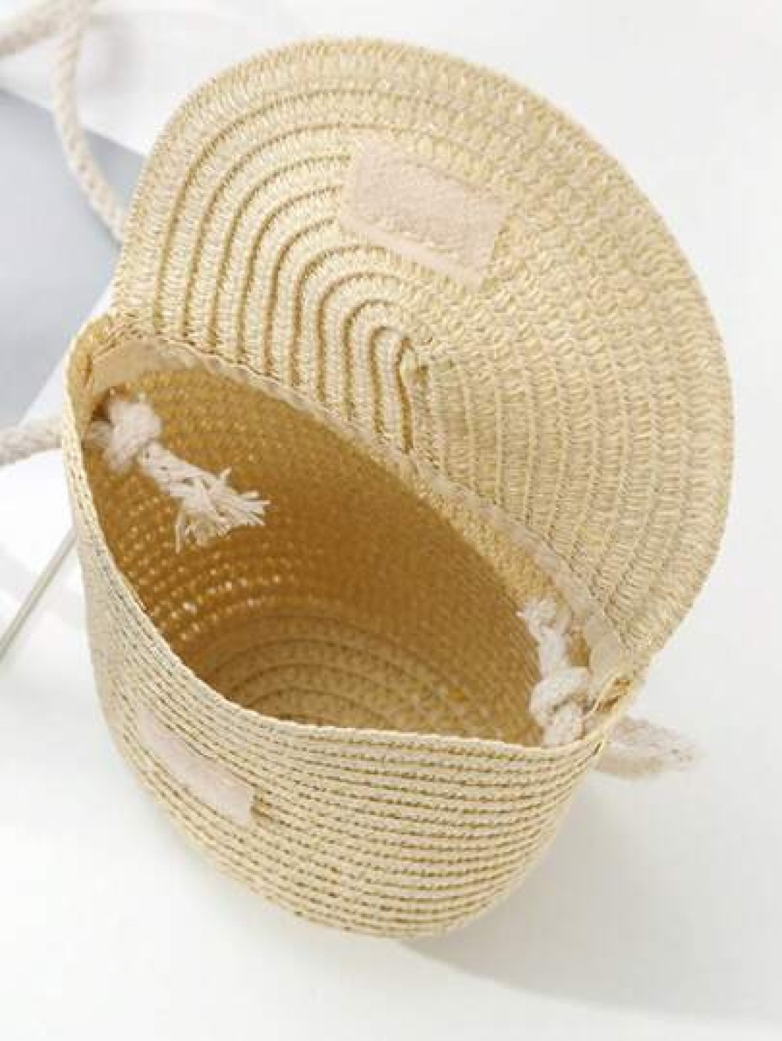 2024 New Cute Woven Grass Bag Beach Straw Bag For Perfect For Summer With Dress Mobile Phone And Cross Body