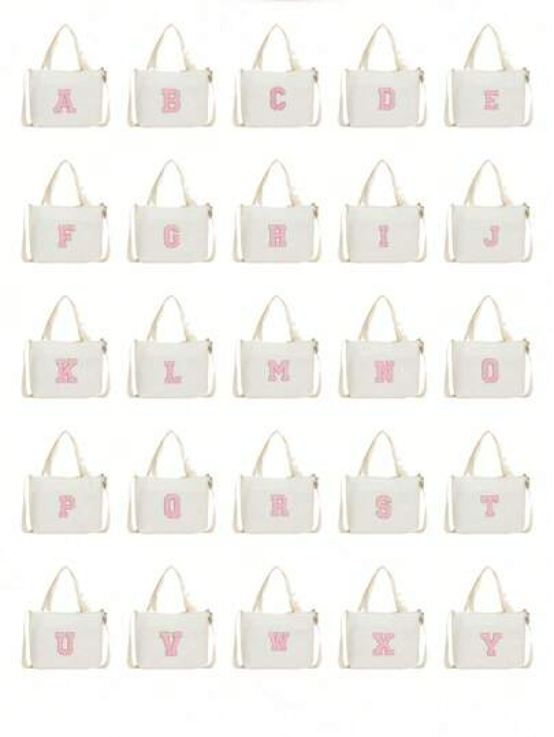 1Pc New Mini Casual Versatile And Diy 26 Letter Crossbody Bag For Back To School Season Suitable For Elementary School Junior High School High School And College Students Suitable For Daily Use When G