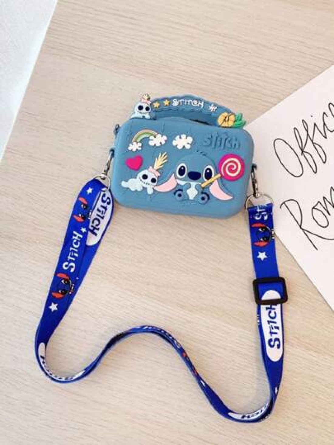Disney 1 2 Pcs Disney Stitch Plush Crossbody Bag Cute And Versatile Purse Wallet For Boys And Girls