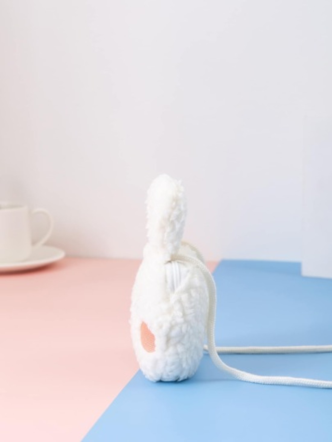 1pc Adorable Plush Mini Crossbody Bag Cute Animal Cartoon Design Lightweight Soft Bunny Bear Shapes Perfect Gift For Kids