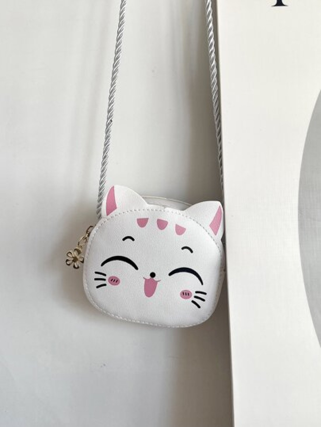 1 Piece Young Girl Pu Leather Zipper Closure Cute Kid Mini Crossbody Bag Suitable For Daily Use In All Seasons