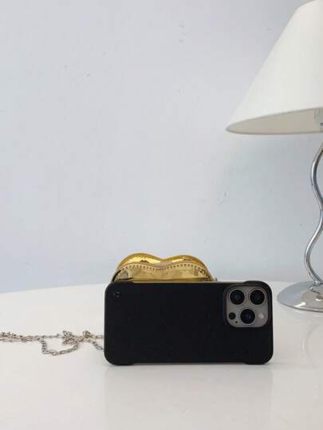 Laser Heart Girls Fashionable Shoulder Bag Chain Strap Crossbody Purse PU Leather Casual Small Bag