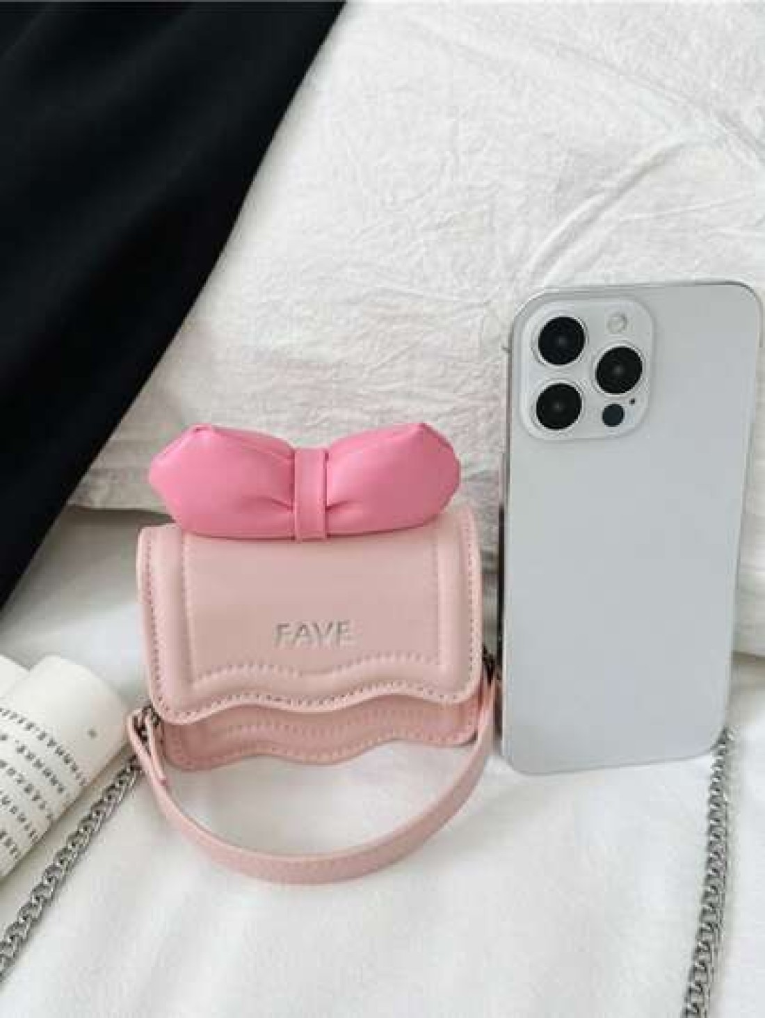 1pc Mini PU Handbag Lightweight Small Girls Princess Crossbody Bag One Shoulder Children s Purse Snap Closure Suitable For Lipstick Outings Gifts Daily Use