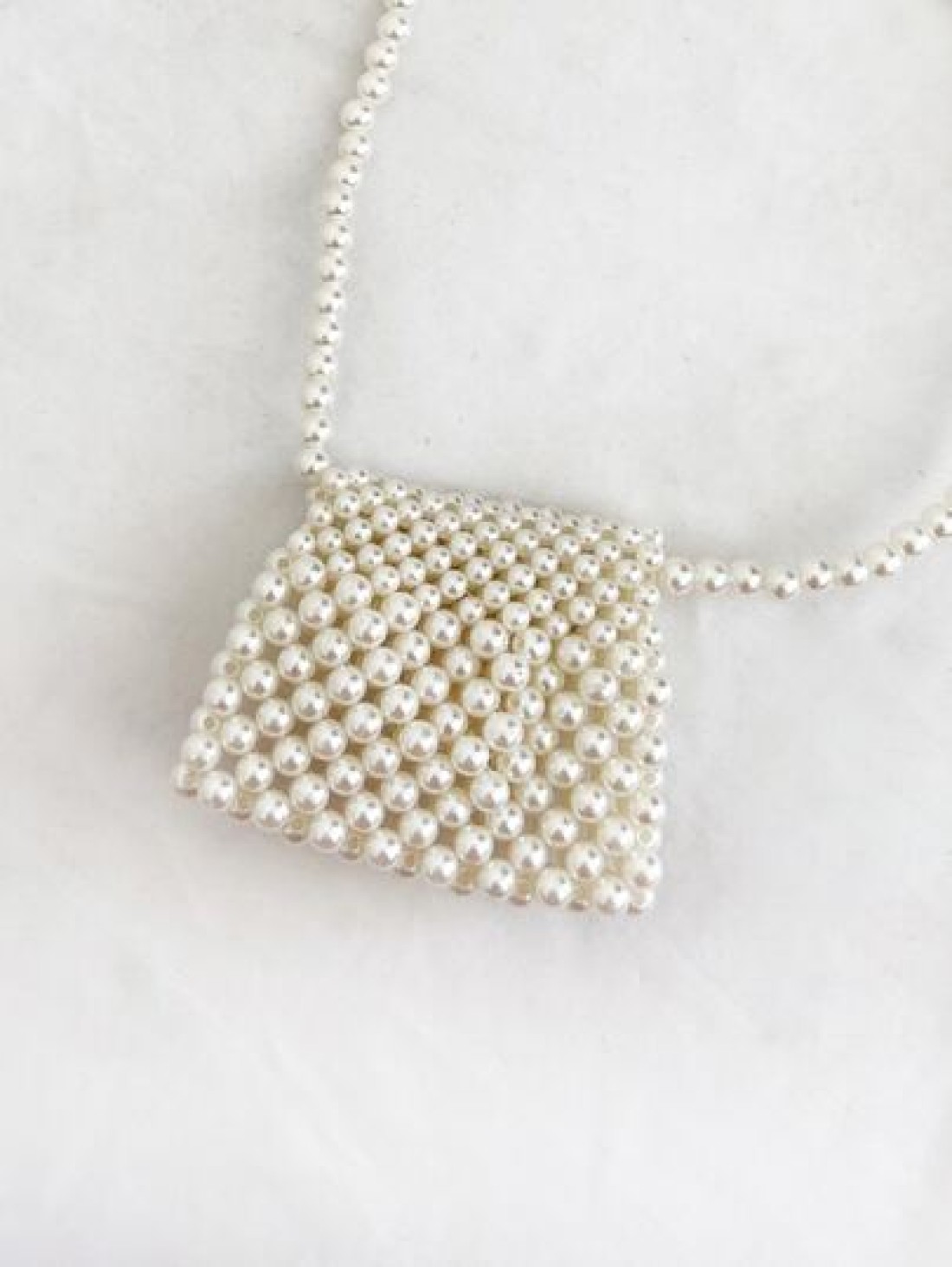 1 Piece Girls Children Pearl Accessories Beaded Flap Closure Cute Princess Fashion Mini Children s Shoulder Bag Suitable For Spring And Summer Matching Clothes Or Daily Use